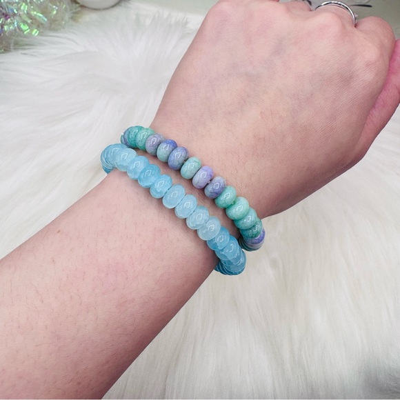 Tourmaline Stone Beaded Bracelet Duo - Picture 3 of 5